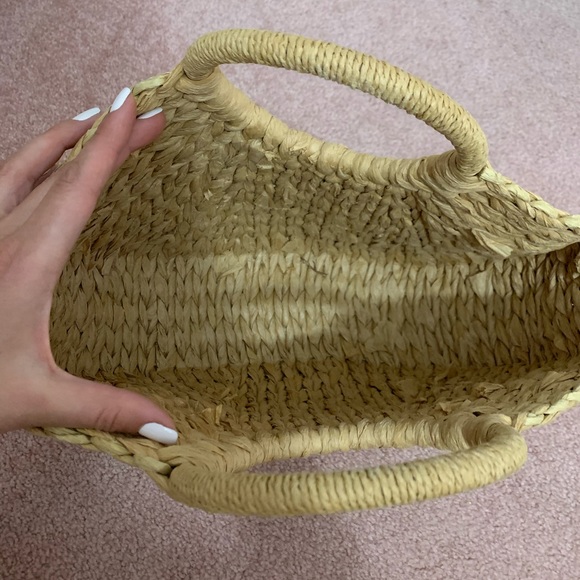 Straw tote handbag - Picture 3 of 3